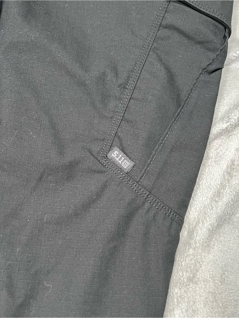 5.11 Tactical Icon Cargo Pants Men 40x32 Black Ripstop Performance Stretch 74521